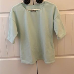 Dudley Stephens Fleece 3/4 Sleeve Top-GUC